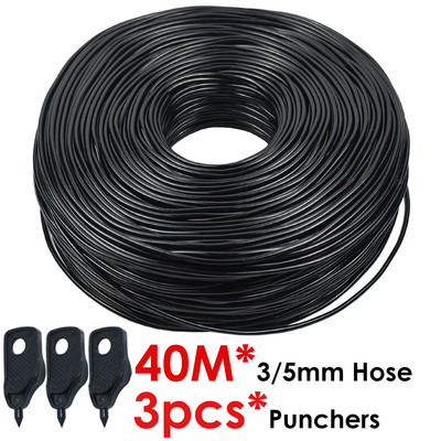 KESLA 8L/H 5-100M automatikus csepegtető öntözés, 4 irányú csepegtető nyíltávadó 3/5 mm-es tömlős öntözőrendszer cserepes bonsai növény üvegház