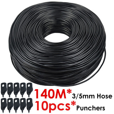 KESLA 8L/H 5-100M automatikus csepegtető öntözés, 4 irányú csepegtető nyíltávadó 3/5 mm-es tömlős öntözőrendszer cserepes bonsai növény üvegház