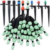 Picurator de irigare reglabil de 13 cm KESLA 90/180/360 de introducere a pământului pentru furtun de 1/4" 4/7mm conector pentru aspersoare pentru udarea grădinii