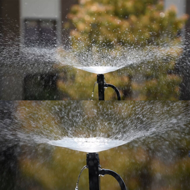 Picurator de irigare reglabil de 13 cm KESLA 90/180/360 de introducere a pământului pentru furtun de 1/4" 4/7mm conector pentru aspersoare pentru udarea grădinii