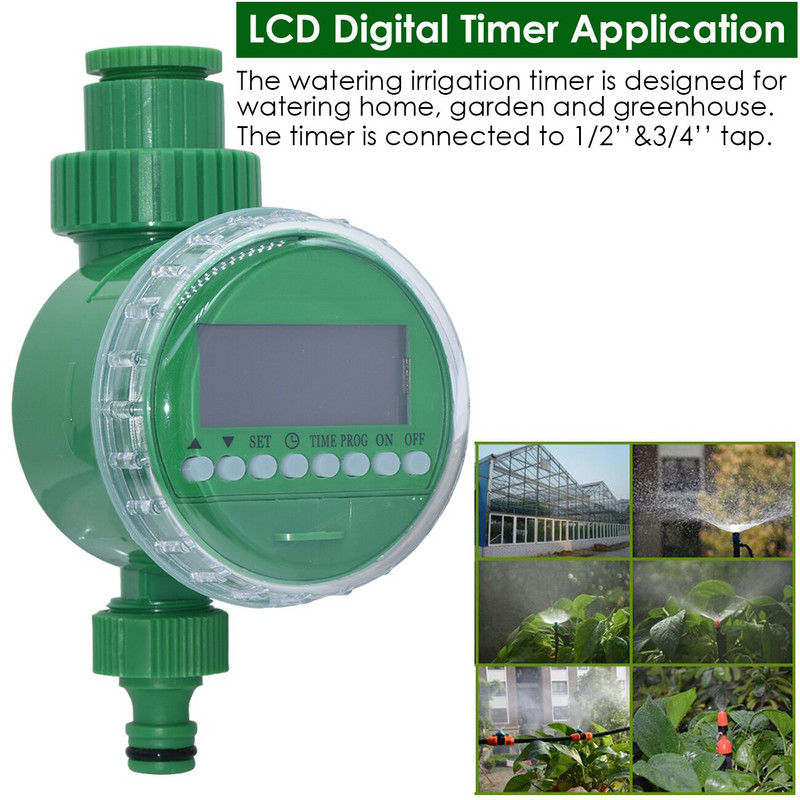 KESLA kerti mikro csepegtető öntözőkészlet időzítő vezérlő automata párásító hűtés 13 cm sprinkler oszloprendszer üvegház