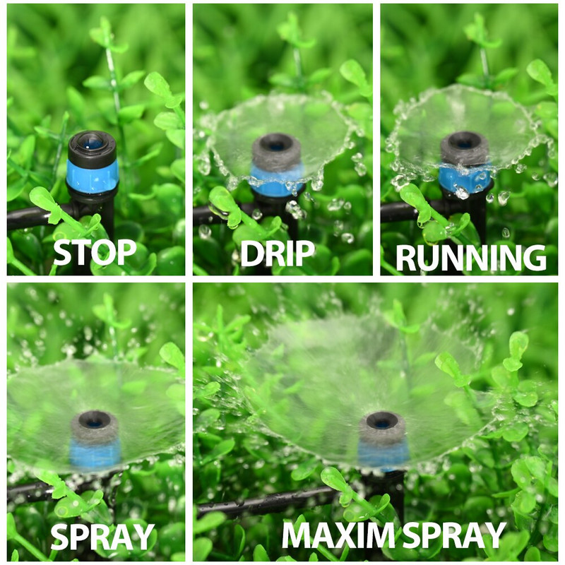 Set de udare cu furtun de 5M-60M Sistem de udare pentru grădină Sistem de irigare prin picurare cu fântână de apă pentru plante de apă