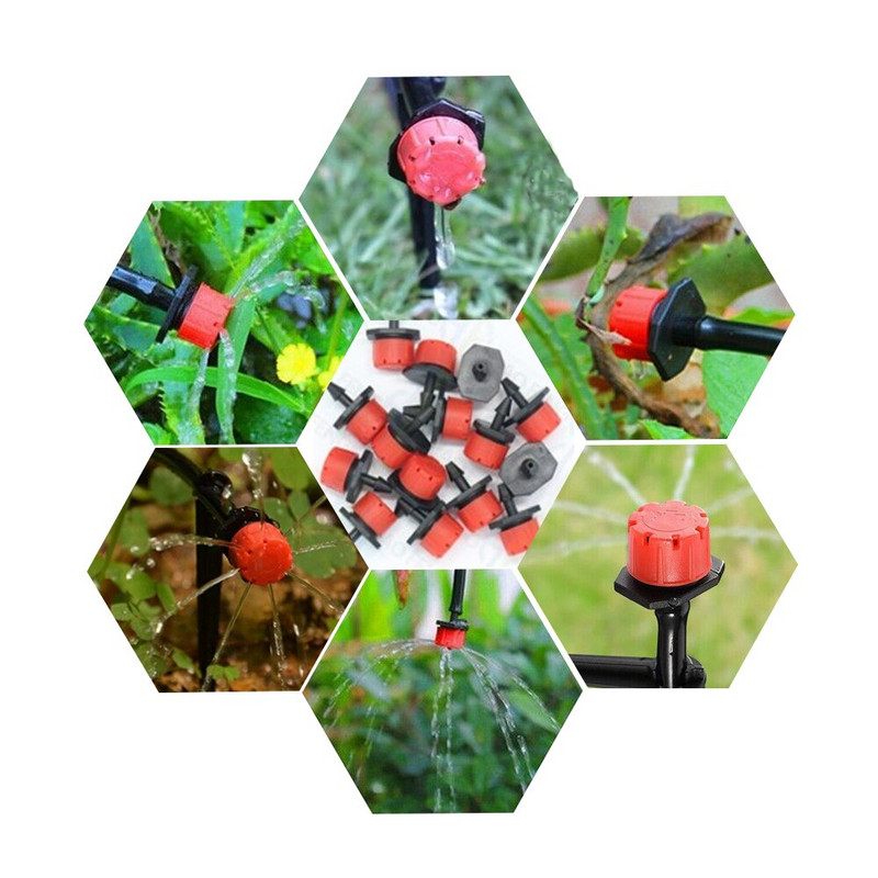 AIVY automata öntözőrendszer, kerti öntözőcső, mikro csepegtető öntözőkészlet állítható csepegtetővel, permetező hűtőrendszer