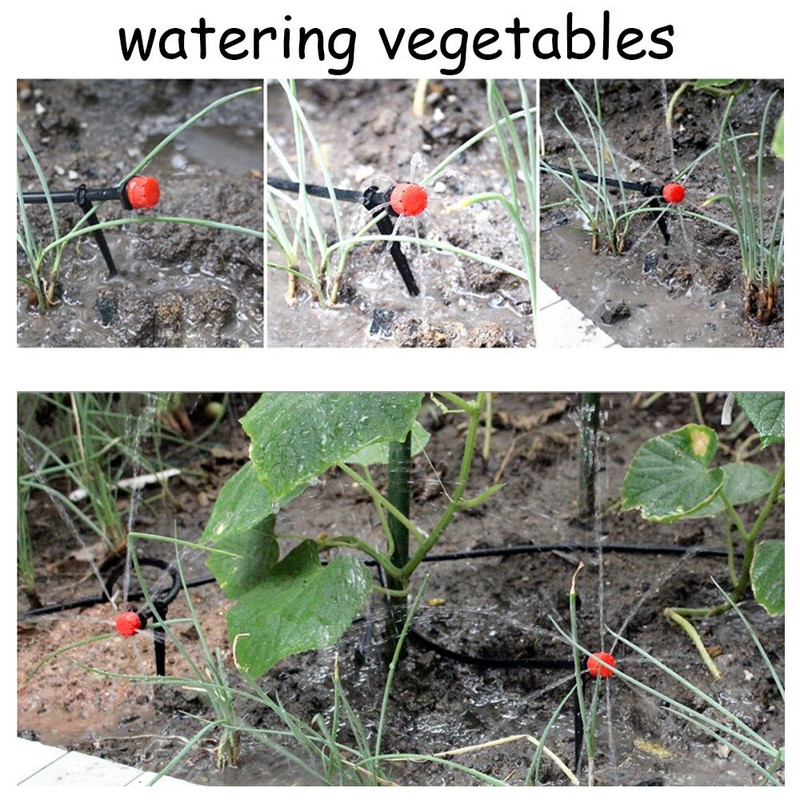 AIVY automata öntözőrendszer, kerti öntözőcső, mikro csepegtető öntözőkészlet állítható csepegtetővel, permetező hűtőrendszer
