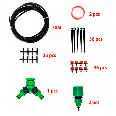 5M-50M Автоматични градински комплекти за микро капково напояване Комплекти за поливане Система за поливане Регулируем капкомер Направи си сам Градинско поливане