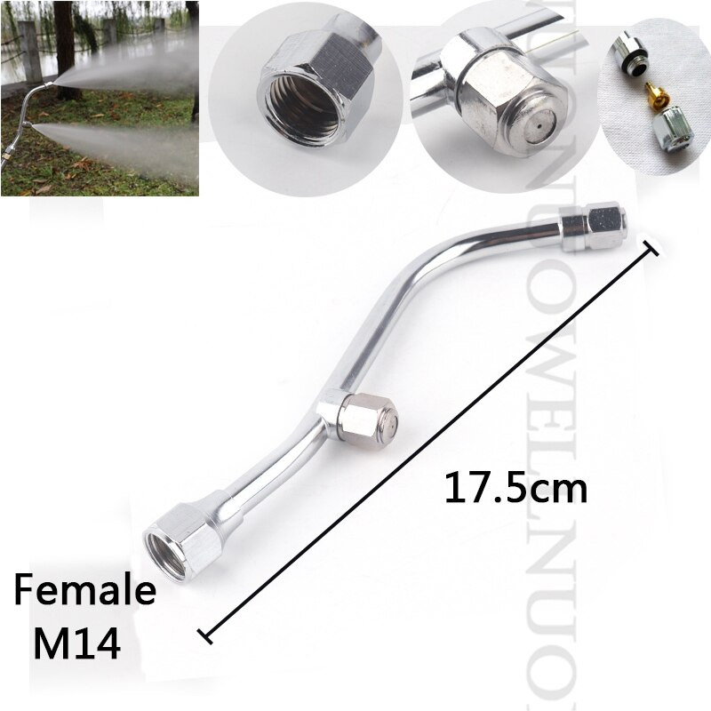 Дюза за пръскане от неръждаема стомана под високо налягане Градинска пулверизираща пръскачка Селскостопанска пръскачка за напояване на градината Водна мъгла