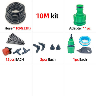Sistem inteligent de udare a grădinii 10M Sistem automat de irigare prin picurare Sistem de udare a plantelor Mirco prin picurare Seturi de udare 10M