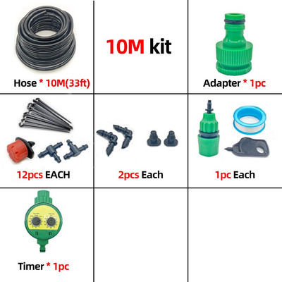 Sistem inteligent de udare a grădinii 10M Sistem automat de irigare prin picurare Sistem de udare a plantelor Mirco prin picurare Seturi de udare 10M