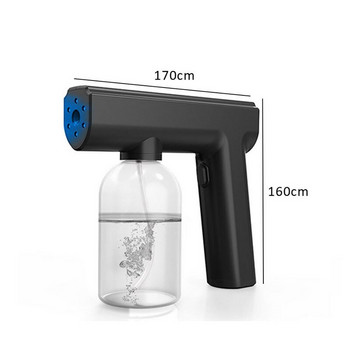 300ml Χειρός Ατμοποιητής Πιστόλι Ψεκασμού Nano Mist Sprayer Antitizer Machine Cordless Electric ULV Fogger for Office Garden Spray