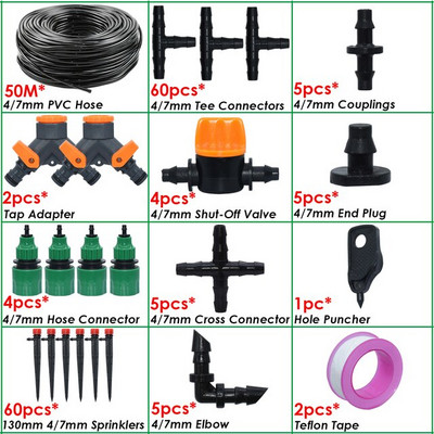 KESLA 5-50M Micro sistem de irigare prin picurare Kit automat de udare furtun de grădină Timer irigator reglabil cu picurare seră de flori