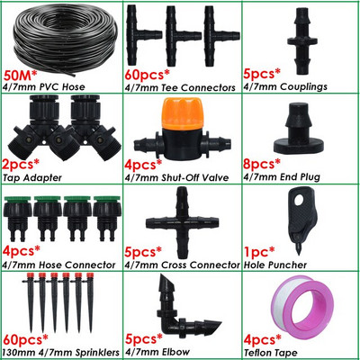 KESLA 5-50M Micro sistem de irigare prin picurare Kit automat de udare furtun de grădină Timer irigator reglabil cu picurare seră de flori