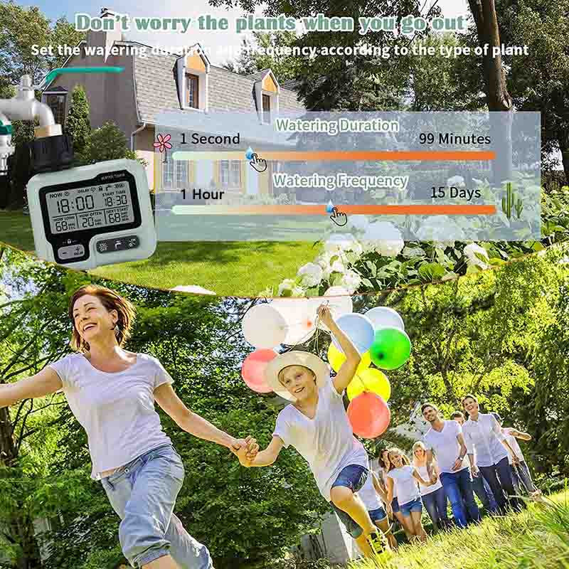 Didelis ekranas sodo laistymo laikmatis laistymo valdiklis Skaitmeninis programuojamas maišytuvas laistymo laistymo sistema