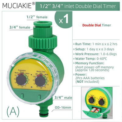 Sodo laistymo laikmatis Augalų drėkinimo mechaninis valdiklis automatinis programuojamas vožtuvas namų vidaus lauko lašelinės sistemos įrankis