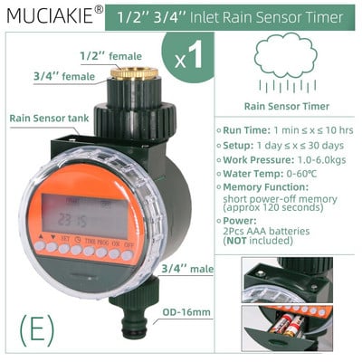 Sodo laistymo laikmatis Augalų drėkinimo mechaninis valdiklis automatinis programuojamas vožtuvas namų vidaus lauko lašelinės sistemos įrankis