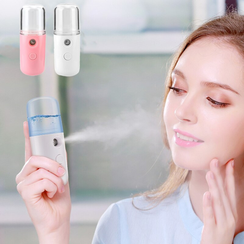 Hordozható Nano Mist permetező Mini USB újratölthető arcpermet Arc testpároló hidratáló bőr alkoholos fertőtlenítő spray