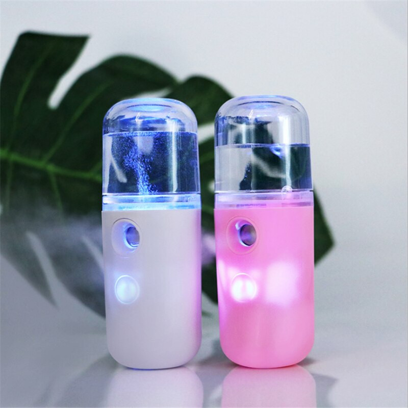 Hordozható Nano Mist permetező Mini USB újratölthető arcpermet Arc testpároló hidratáló bőr alkoholos fertőtlenítő spray