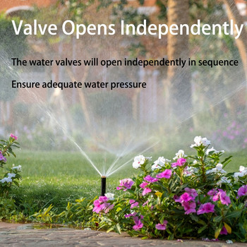 WIFI Έξυπνος ελεγκτής άρδευσης κήπου Έξυπνο σύστημα σωληνοειδούς βαλβίδας ποτίσματος νερού άρδευσης Χρονόμετρο ποτίσματος κήπου