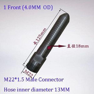 Aukšto slėgio plovimo išleidimo vamzdžių valymo antgalių rinkiniai Kanalizacijos purkštukas vandens purškimo antgalis Rotacinis kanalizacijos valymo antgalis kanalizacijos antgalis