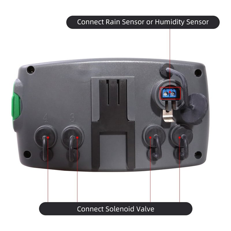 Aqualin automatski 4-zonski sustav navodnjavanja Tajmer za navodnjavanje Sustav kontrolera vrtnog vremena za vodu s 2 solenoidna ventila #10204