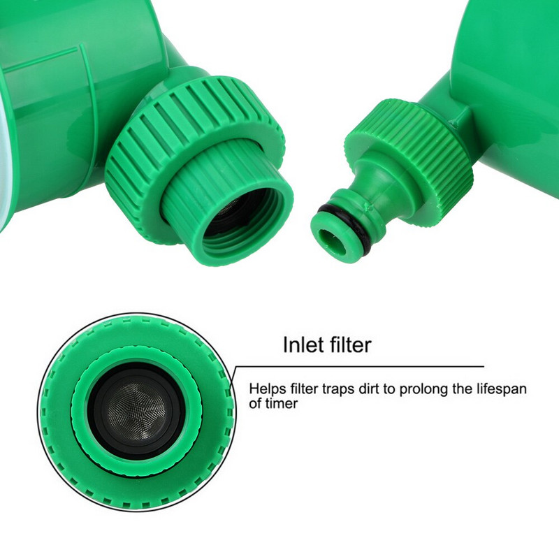 Display LCD Temporizator de udare a grădinii Controler electronic automat de irigare prin picurare Supapă de inteligență Dispozitiv de control al udării