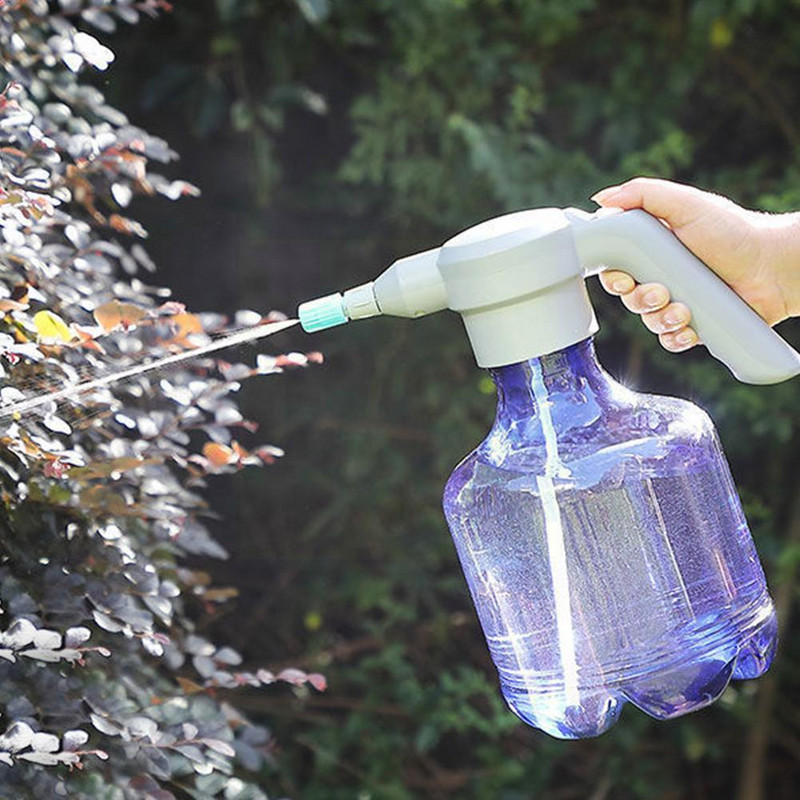 Elektromos kerti permetező öntözőkannák 3 literes Plant Mister spray palack vízálló automata növényporlasztó beltéri kültéri használatra P E6O9