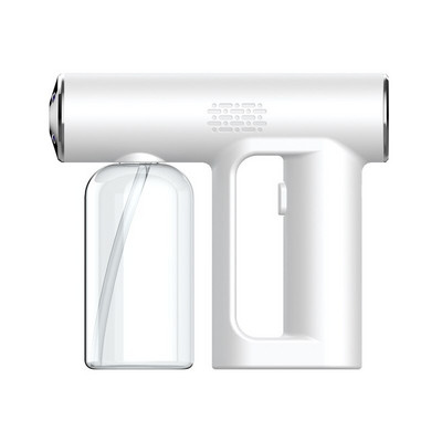 USB įkraunamas dezinfekcinis mėlynos šviesos nano garo pistoletas plaukų purškimo pistoletas Ultra Fine aerozolinis vandens miglos gaidukas garų purškimo pistoletas