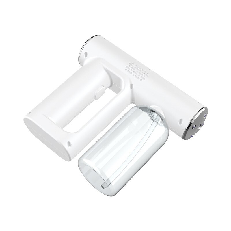 USB įkraunamas dezinfekcinis mėlynos šviesos nano garo pistoletas plaukų purškimo pistoletas Ultra Fine aerozolinis vandens miglos gaidukas garų purškimo pistoletas