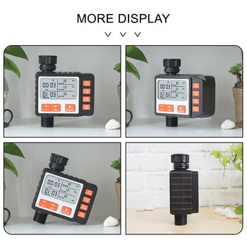 Градински таймер за вода Автоматичен електронен LCD дисплей Напояване Електромагнитен клапан Система за напояване на селското стопанство Контролер 1 бр.