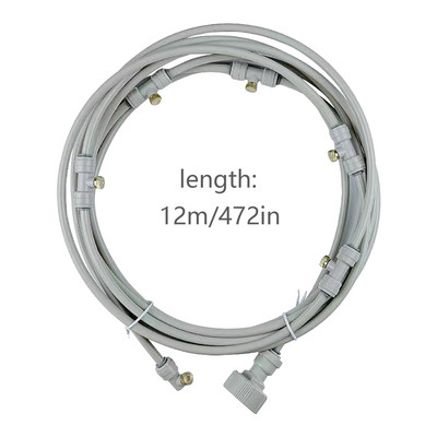 Pulverizator cu pulverizare de răcire Sistem de pulverizare cu ceață Nebulizator de grădină Sistem de aburire în aer liber Ceață de apă pentru irigarea casei 6/9/12M