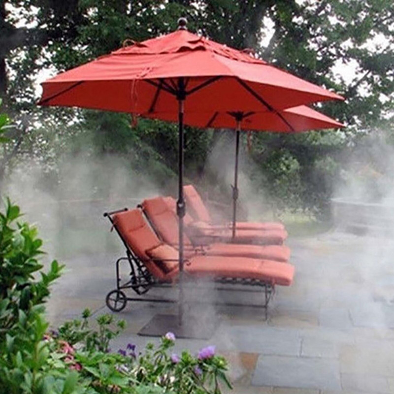 Pulverizator cu pulverizare de răcire Sistem de pulverizare cu ceață Nebulizator de grădină Sistem de aburire în aer liber Ceață de apă pentru irigarea casei 6/9/12M