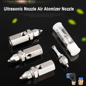 Ultragarsinis purkštukas Oro purkštuvo antgalis Sausas Rūkas Super Fine Mist Oro purškimo antgalis 304 Nerūdijančio plieno dulkių pašalinimo antgalis