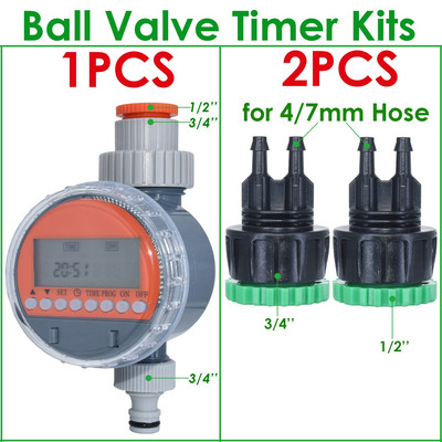 KESLA golyósszelepes öntözés időzítő automata LCD öntöző elektronikus víztartály vezérlő öntöző házi kerti üvegházhoz