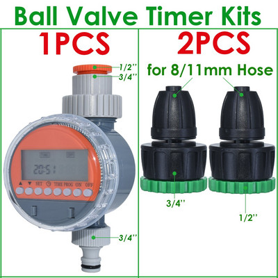 KESLA golyósszelepes öntözés időzítő automata LCD öntöző elektronikus víztartály vezérlő öntöző házi kerti üvegházhoz