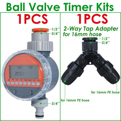 KESLA golyósszelepes öntözés időzítő automata LCD öntöző elektronikus víztartály vezérlő öntöző házi kerti üvegházhoz