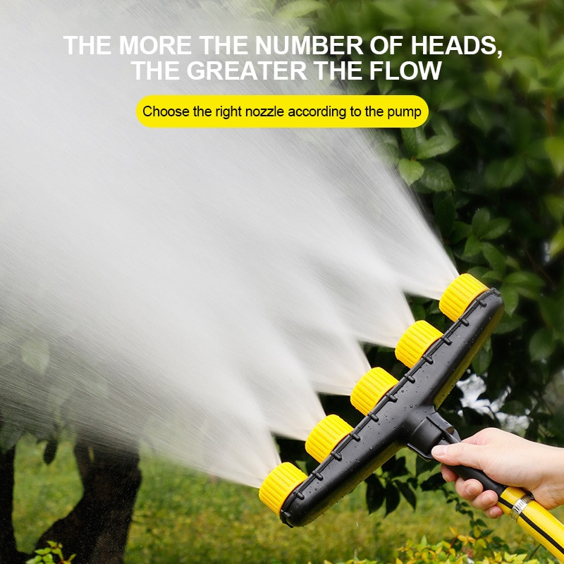 3/4/5/6 capete Agricultură Atomizor Duze Gazon Grădină Furtun de udare Sprinklere Pulverizator Duș Atomizare Duză reglabilă Instrument