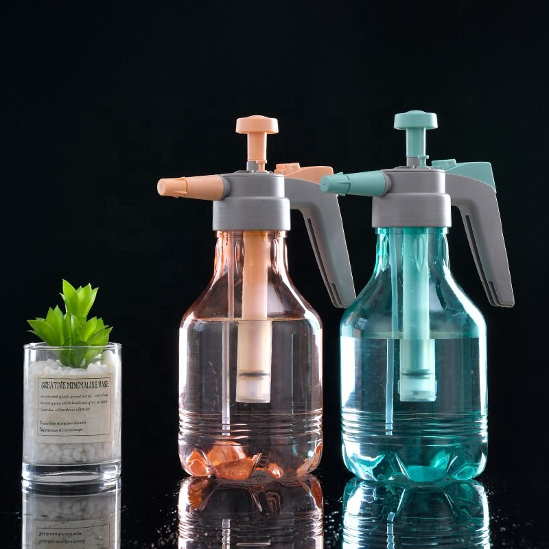 2 literes öntözőpalack Munuális nyomású szivattyú Megkíméli az erőfeszítést Spray Kertészet Háztartási locsolókanna Állítható kerti permetező