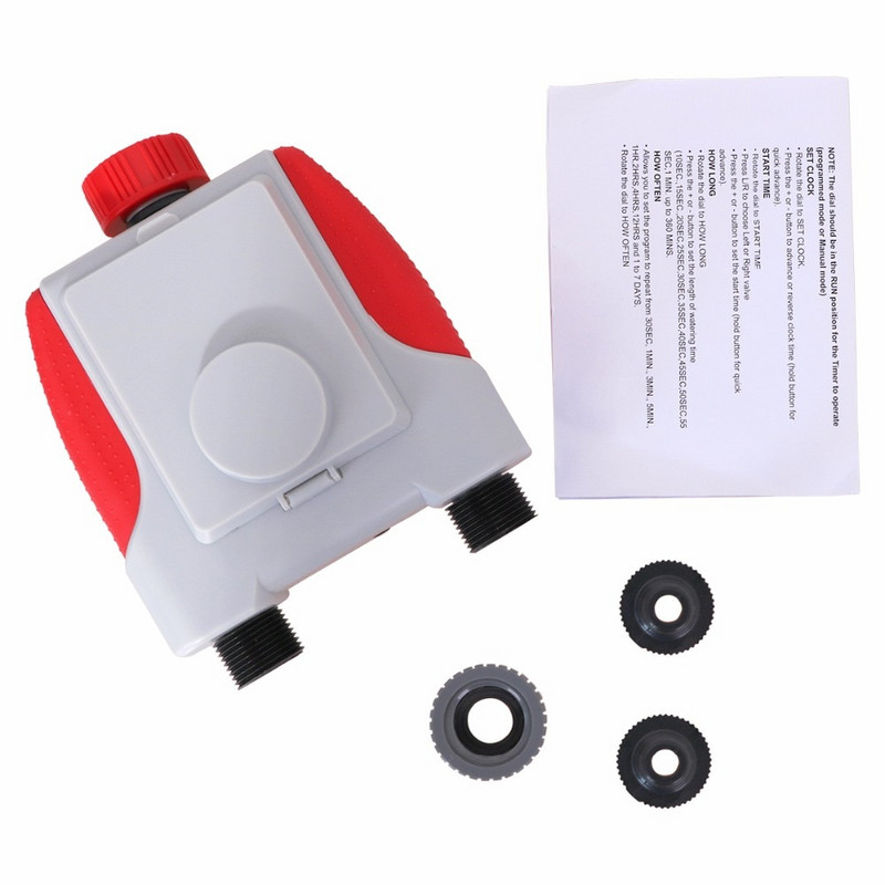 Temporizator de udare automat dublu cu 2 iesiri Electrovalva electronica digitala Temporizator de stropire Sistem de controler rezistent la apa#21068