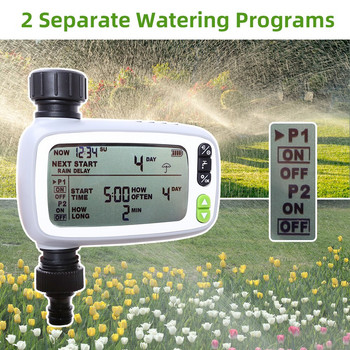 2022 New Garden Automatic FSTN 4,8\'\' LCD οθόνη χρονοδιακόπτη νερού Σύστημα ελέγχου άρδευσης για πότισμα φυτεύματος #21139