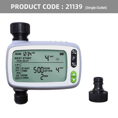 2022 Noua grădină automată FSTN 4,8 inchi Ecran LCD Temporizator de apă Sistem de control de irigare pentru plantare Udare #21139