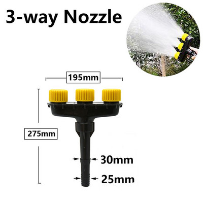Mezőgazdasági porlasztó permetező fúvóka Kerti tömlő locsoló Pázsit öntözés Növényvédőszer permetező Sprinkler Autómosó öntözés áramlás