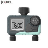 Noul control electronic de udare automată cu două prize Afișaj digital Temporizator de apă Controler de irigare a grădinii pentru grădină