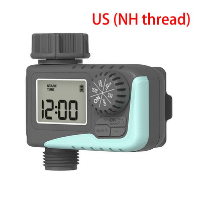 Noul control electronic de udare automată cu două prize Afișaj digital Temporizator de apă Controler de irigare a grădinii pentru grădină