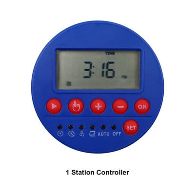 1 stanica Vrt Automatsko navodnjavanje DC 3V Ulazni regulator Sustav navodnjavanja s mjeračem vremena za vodu Koristi se s 9-12V DC elektromagnetskim ventilom#21873