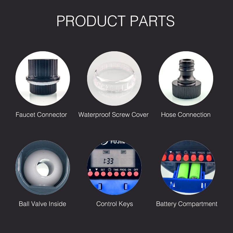 Naujas LED rutulinis vožtuvas vandens laikmatis, automatinis namų sodo karštas išpardavimas