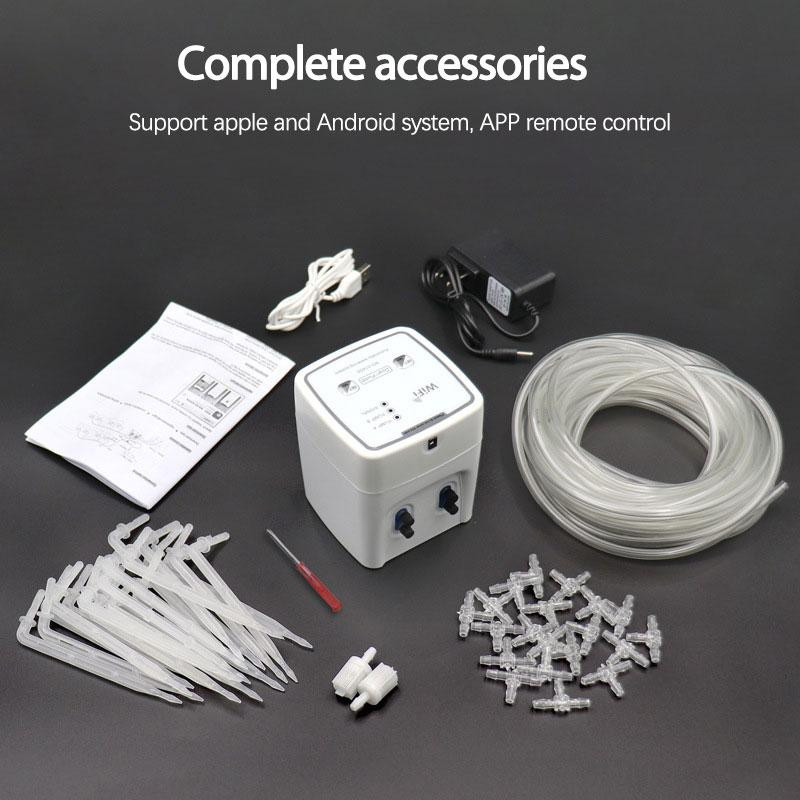 Pompă dublă Acasă WIFI Aplicație mobilă Control Dispozitiv de udare a plantelor Sistem automat de irigare a florilor Aspersor pentru plante Instrument de grădină