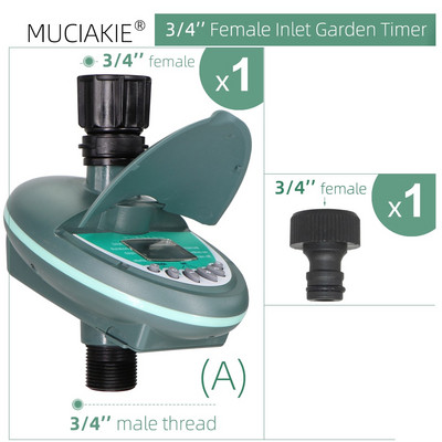 1PC Sistem automat de control al irigatorului electronic de seră cu temporizator de apă programabil de înaltă inteligență pentru irigare prin picurare