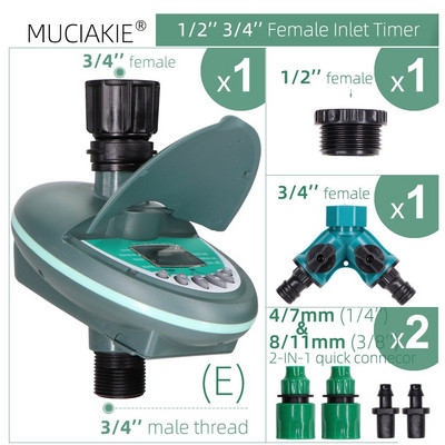 1PC Sistem automat de control al irigatorului electronic de seră cu temporizator de apă programabil de înaltă inteligență pentru irigare prin picurare