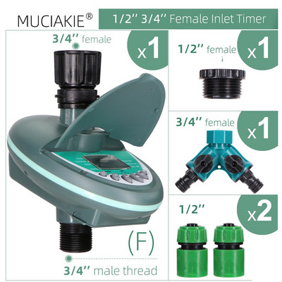 1PC Sistem automat de control al irigatorului electronic de seră cu temporizator de apă programabil de înaltă inteligență pentru irigare prin picurare