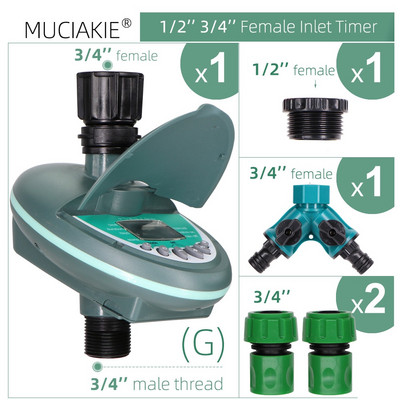 1PC Sistem automat de control al irigatorului electronic de seră cu temporizator de apă programabil de înaltă inteligență pentru irigare prin picurare