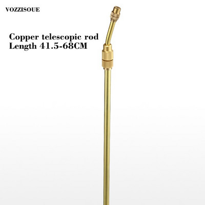 Állítható teleszkópos permetező fúvóka vízpermetező nagynyomású permetező fúvókák alumínium rozsdamentes acél műanyag réz spray